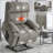 Comfortable Dual Motor Power Lift Recliner Chair with Massage and Heating Functions-1803189127