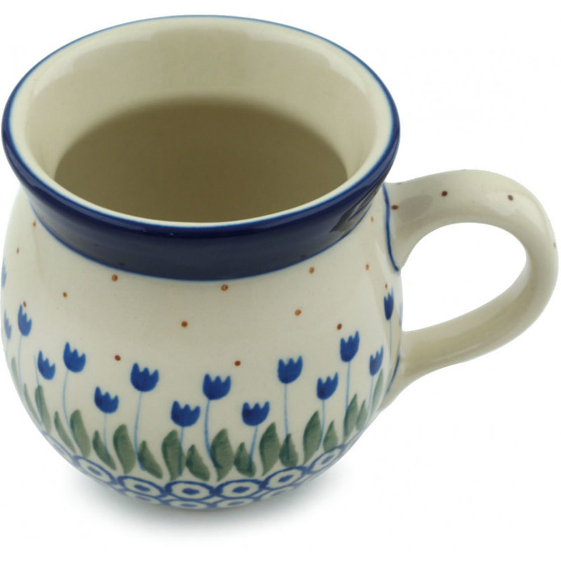 Tasse à bulles en grès poli 16 oz - Water Tulip, 12