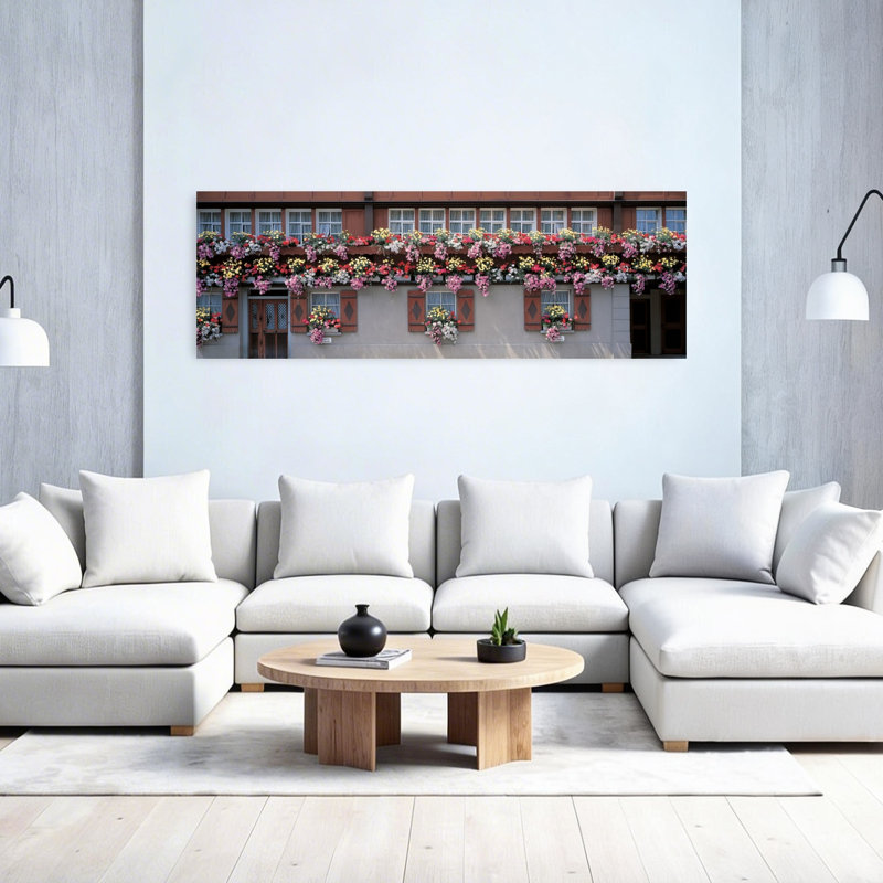 Appenzell, Suisse, paisible, paisible, paisible, architecture, art mural, H 20 po x l 60 po