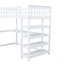 Lit mezzanine avec tablettes de rangement et bureau sous le lit-1341792793-1341792792