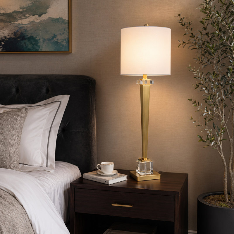 35" Prato Gold Table Lamp