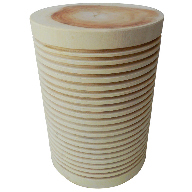 Tabouret de patio en bois Ade Suar