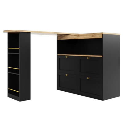 105cm Sideboard with Bar Hutch
