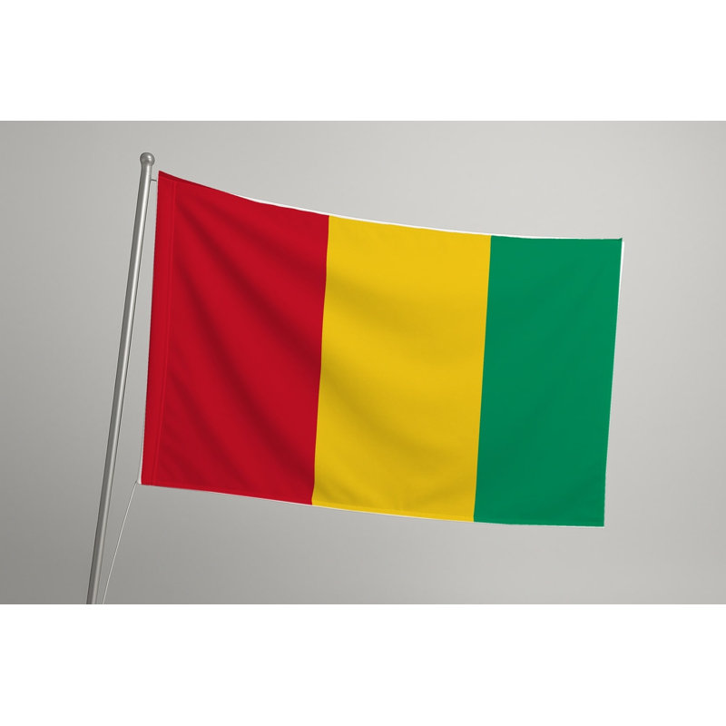 Drapeau de la Guinée - Drapeau extérieur, 24" H x 36" W
