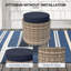 Outdoor Coffee Table With Ottoman-108813915