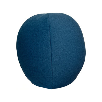 Oreiller rond bleu Qiviut