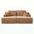 83" Oversized Double Chaise Lounge
