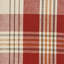  Ensemble de 4 serviettes de table écossaises rouges Hawthorne