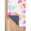Tapis décoratif rose, bleu, mauve pour enfant-537524213