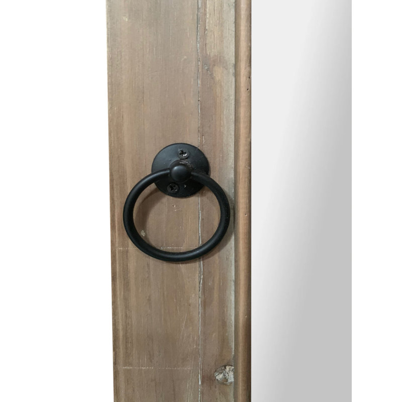 Miroir pleine grandeur à charnière de porte