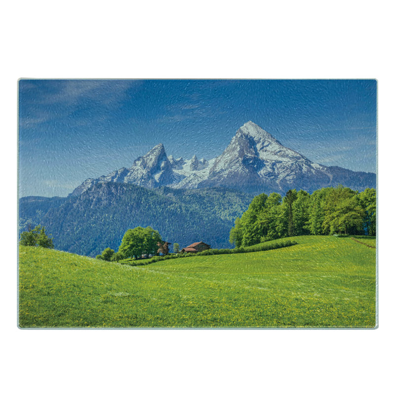 Planche à découper en verre trempé Ambesonne