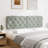 vidaXL Headboard Cushion Piran Light Grey 152 cm Velvet-986923697-986923700