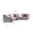 Velvet Curved Sofa-2006709728