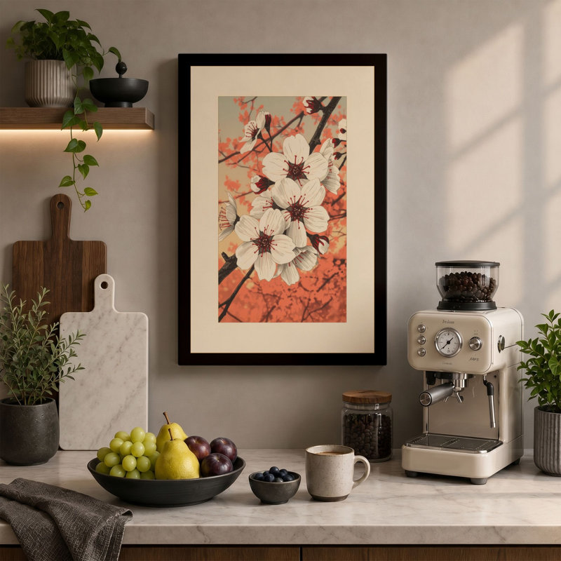 Branching Botanicals Botanical - Wrapped Canvas, 18x12 - 45.7 x 30.5 cm, Sage Border