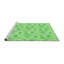 Tapis 100% à motifs lavables à la machine 2989 - Pat1292-GRN-67853651