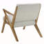 Fauteuil d'appoint capitonné