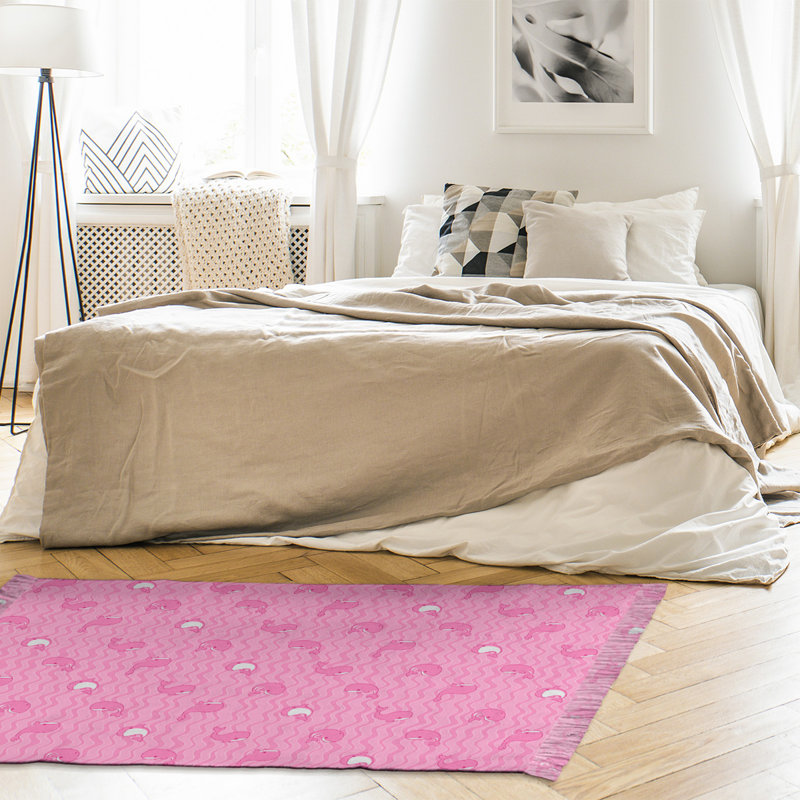 Rose baleines Tapis décoratif, non