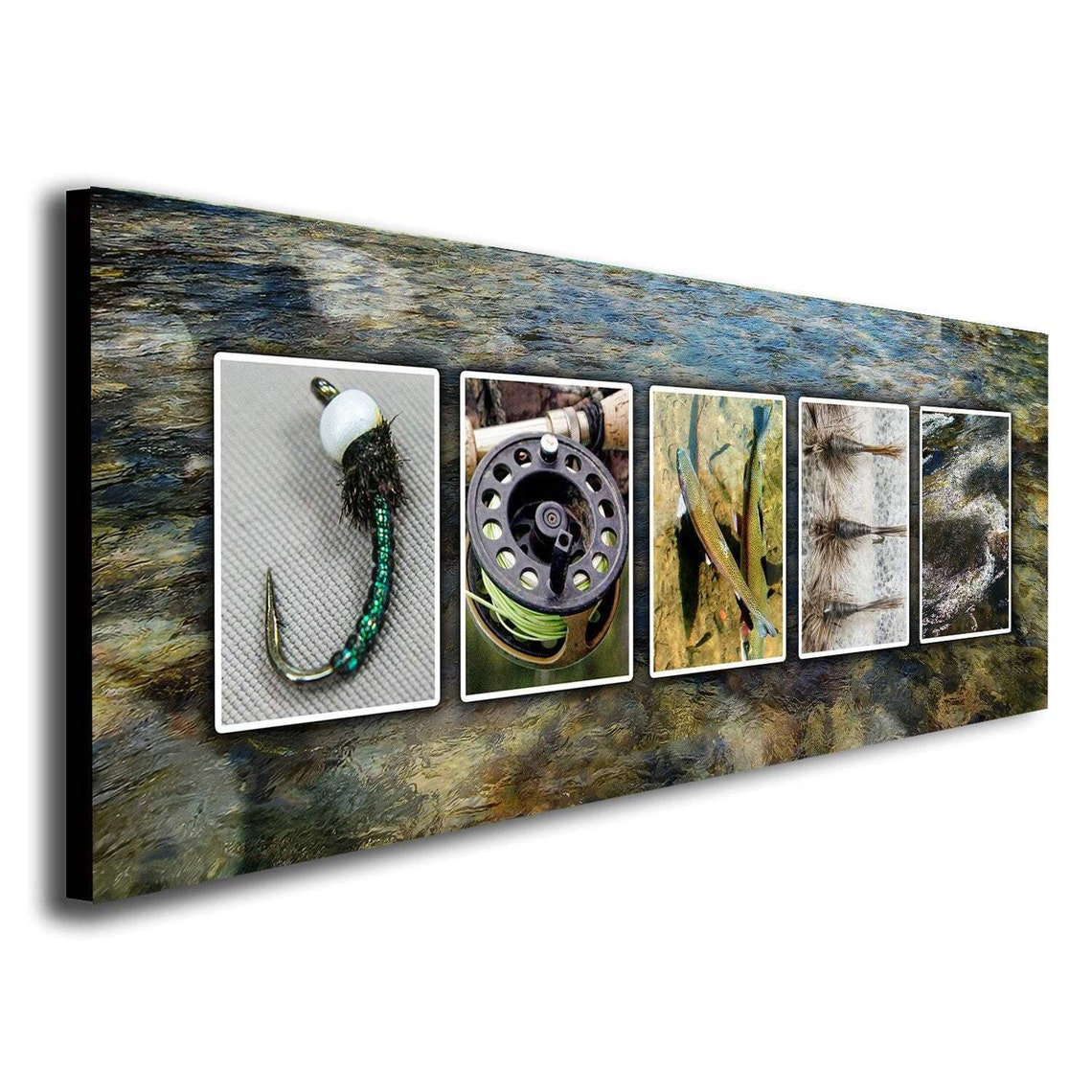 Ebern Designs Personalized Fly Fishing Name Art Gift & Reviews