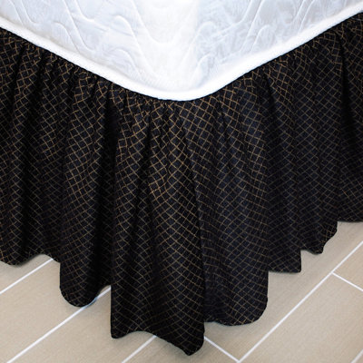 Jupe de lit luxueuse 18 "Alexandria