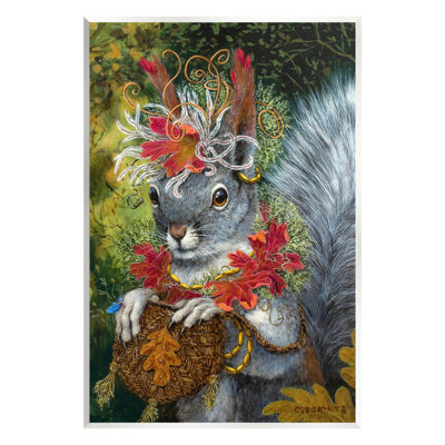" Wildlife Botanical Squirrel " by Carolyn Schmitz