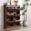 American style thin home shoe cabinet