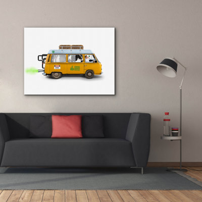  «Methane Power» par John Hovenstine, art mural sur toile, 54 po x 40 po