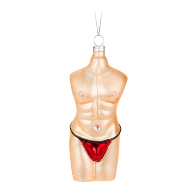 4.5'' Glass Hanging Figurine Ornament