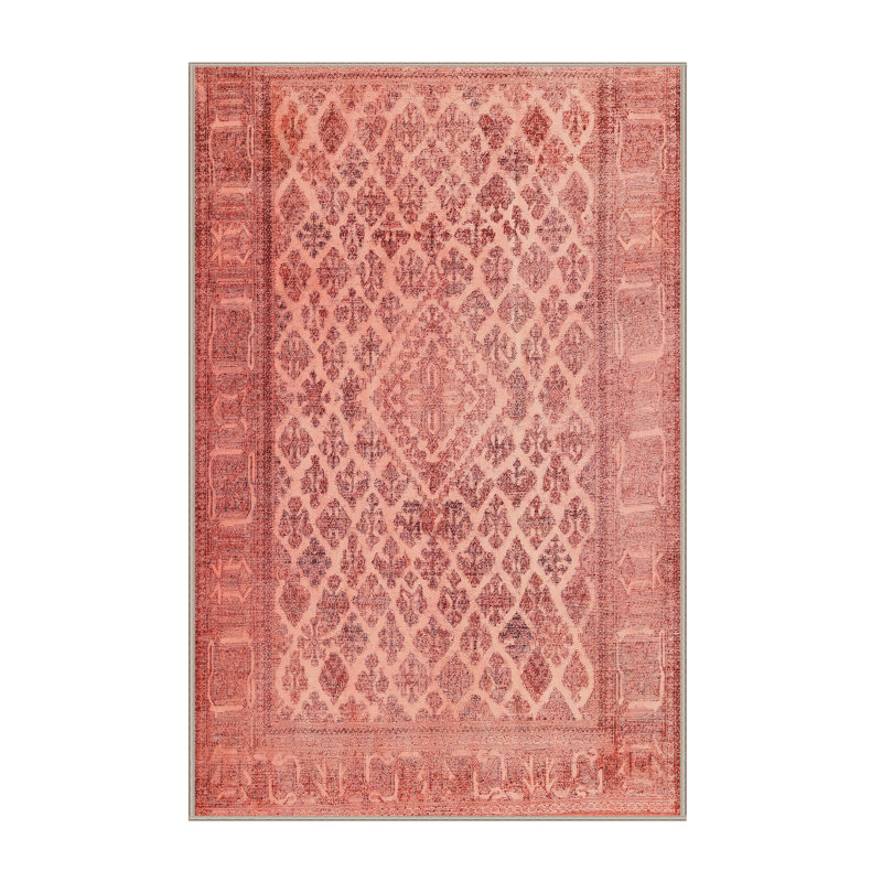 Tapis à aire brune contemporaine, Rectangle 6 pi x 9 pi