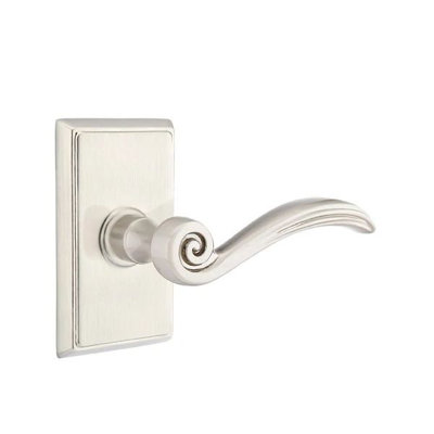 Passage Door Lever with Square Rosette