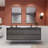 Vickye 72" Double Sink Bathroom Vanity Set-1250094439