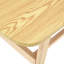 Table basse en bois massif - Table basse centrale en bois à 2 niveaux avec tablette de rangement pour salon, appartement et bureau