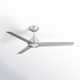 54" Mocha 3 - Blade Outdoor/Indoor Smart Propeller Ceiling Fan with Remote Control Included