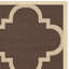 Joyner Hooked Dark Brown/Beige Indoor/Outdoor Rug-10714154