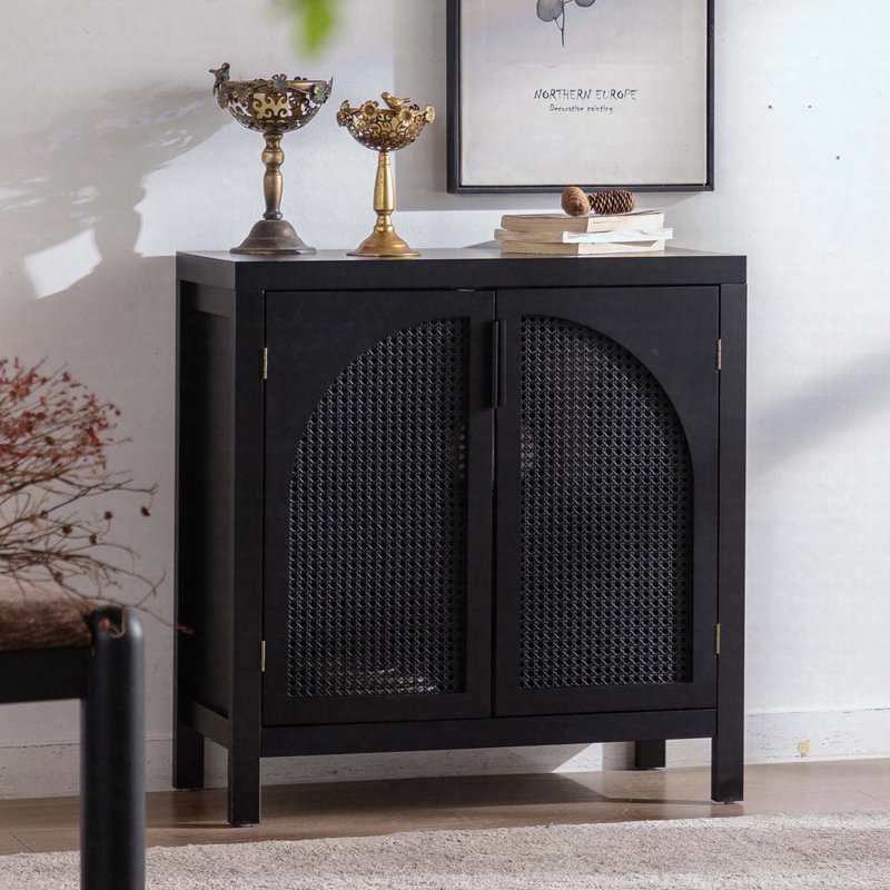Armoire d'appoint Buffet Black 29 po