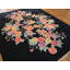 Tapis art déco antique chinois à motif floral coloré excitant