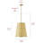 Lonnie 6 - Light Single Cage Pendant