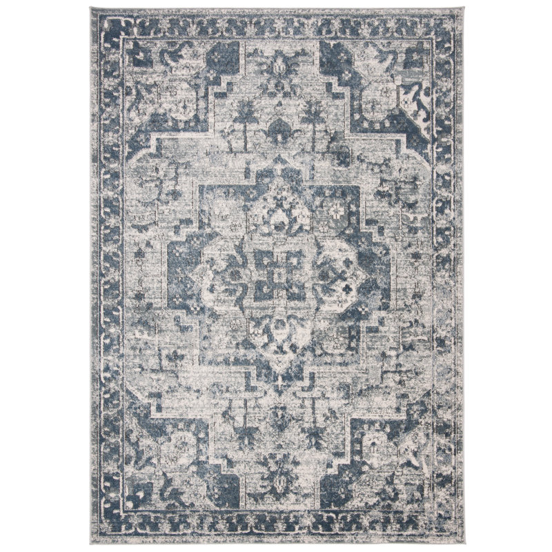 Manke Geometric Hand Woven Area Rug, Rectangle 91 x 152 cm