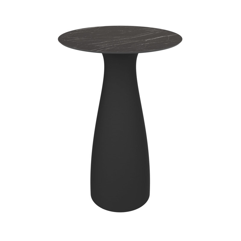 Baobab Round Bar Table, Black