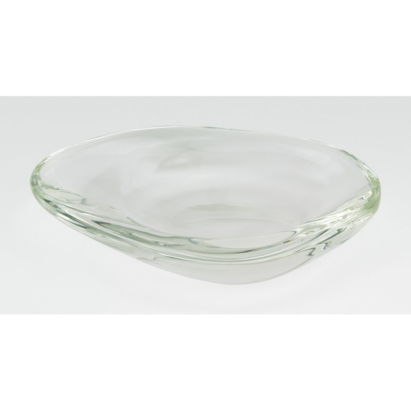 Resendiz Crystal Decorative Bowl, 1.5" H x 6" W x 4.5" D