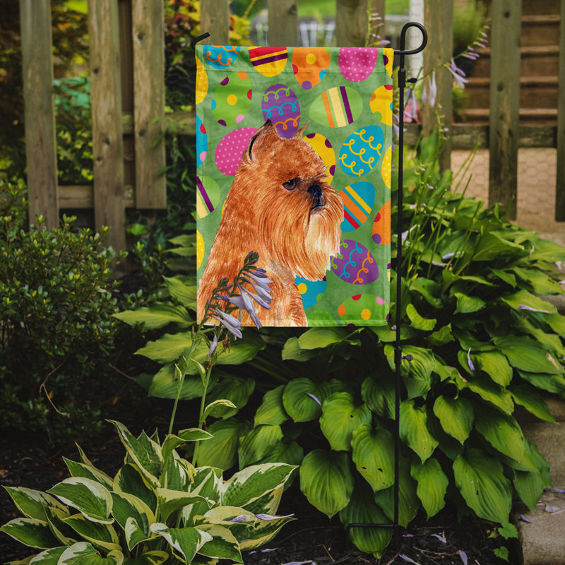 Drapeau de jardin Atara, Griffon bruxellois (brun clair)