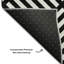 Tapis noir en tweedy lavable à la machine Premium-869029437