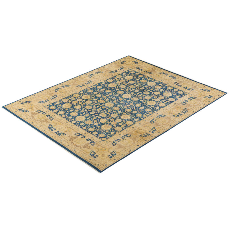 Classic One-of-a-Kind 9' 6" X 12' 1" Hand Knotted Area Rug