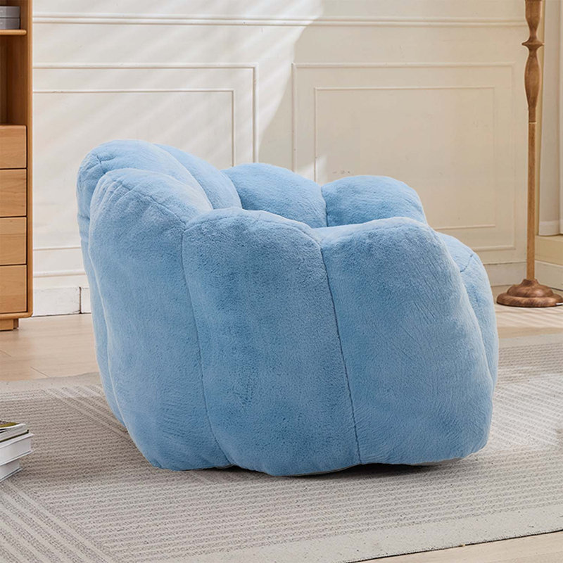 Fauteuil à billes Lotus, aucun assemblage requis, Blue
