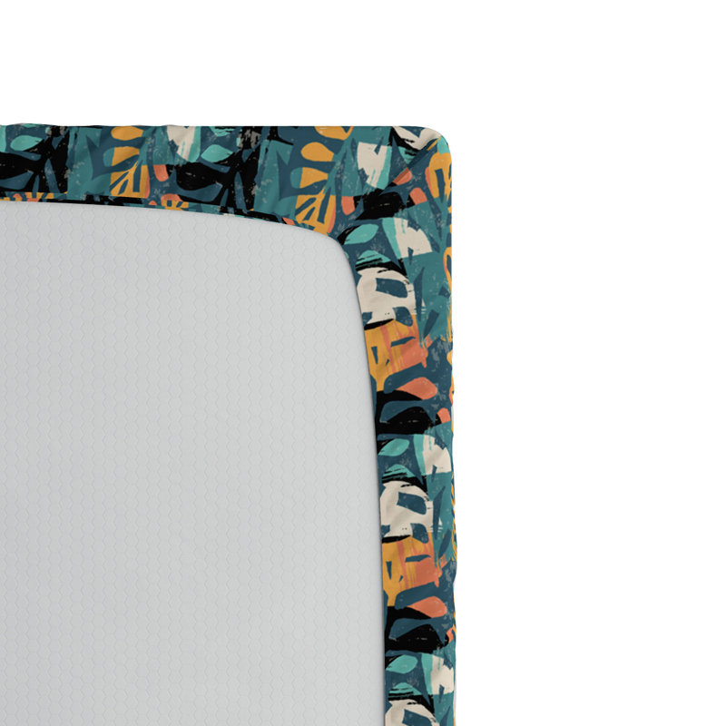 Microfiber Abstract Fitted Sheet, Twin XL Fitted Sheet