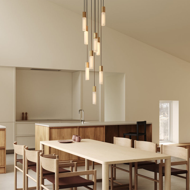 1 - Light Pendant, Brass