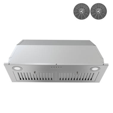 AKDY 30 Inches 58 Cubic Feet Per Minute Convertible Under Cabinet Range  Hood with Light Included & Reviews