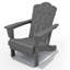 Chaise Adirondack en acier PEHD pliable-1833397268