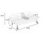Canapé ajustable en lin 1pc-422463860