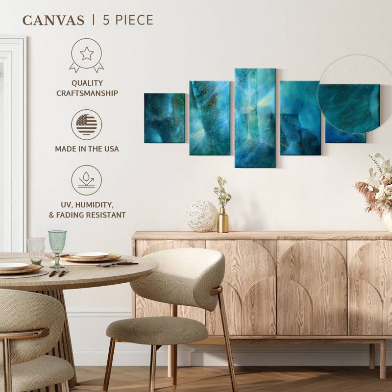 Emerald, 42" H x 92" W