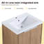 Meuble-lavabo mural simple 24 po Argyl